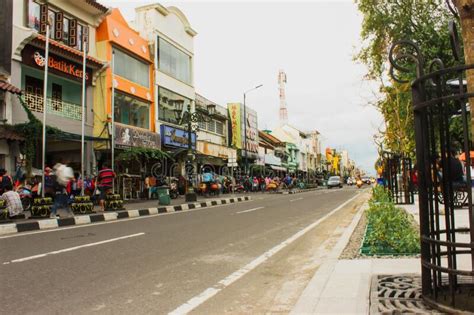 Malioboro Streets Are A Tourist Spot In Yogyakarta Editorial