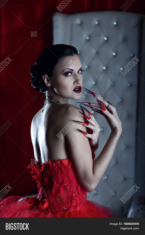 Femme Fatale Vamp Red Image Photo Free Trial Bigstock