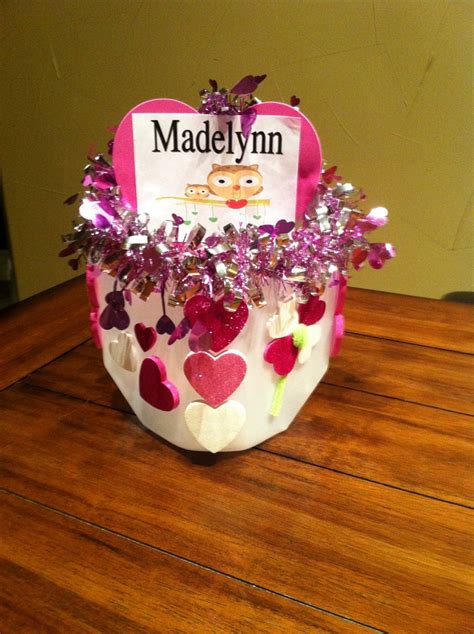 Valentine Card Box Made From Milk Jug Valentine Mailbox Valentine Card Box Valentine Holders