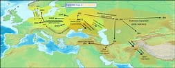 New migration map of haplogroup R1a1a