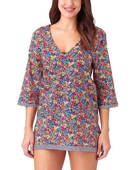 Buy Anne Cole Womens Budding Romance Cover Up Multi Xl At