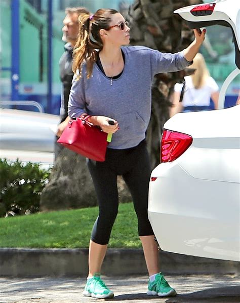 Jessica Biel Celebrity Workout Style Us Weekly