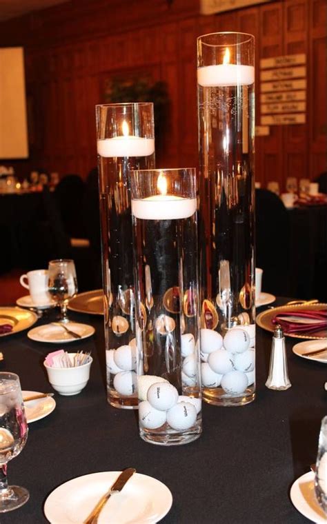 Centerpiece Idea For A Charity Pro Am Event Or Golf Tournament Awards