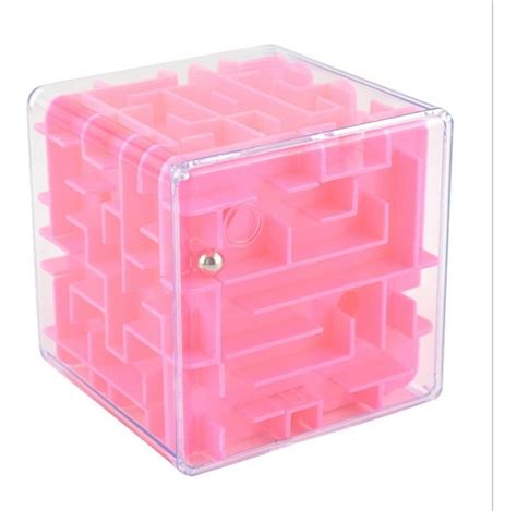 Cubo Mágico Labirinto 3d Acrilico Importado Color Pentrega R 7818