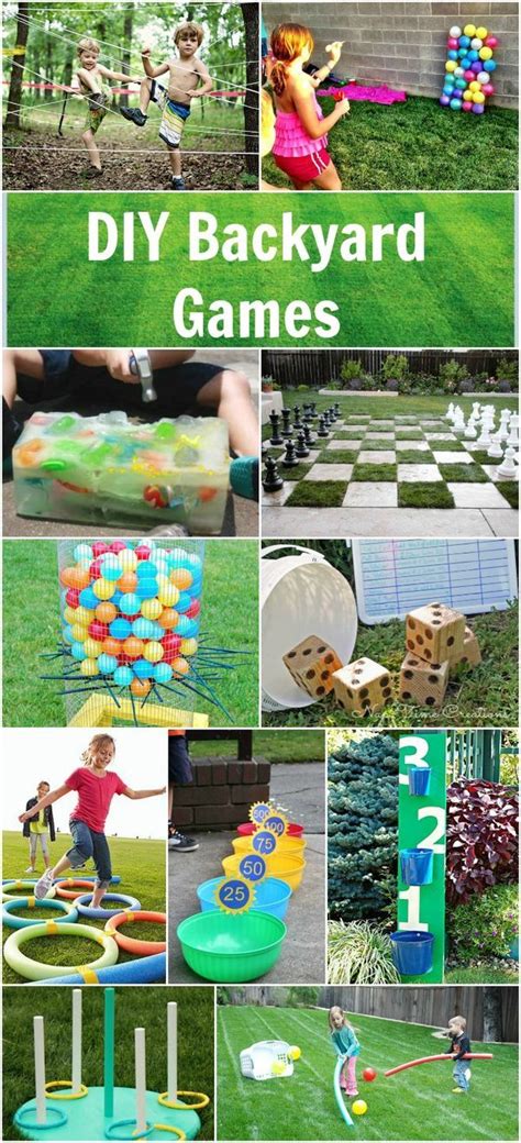 15 Awesome Designs Of How To Craft Backyard Game Ideas For