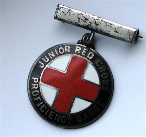 Junior Red Cross Proficiency Badge British Red Cross