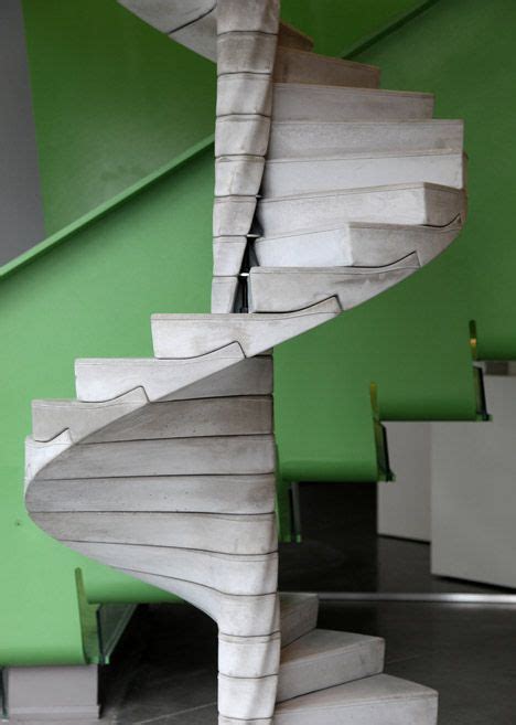 Stairs are important building elements that are used to provide vertical circulation and access across different floor levels in a building. This half-scale model of a spiral staircase by American ...