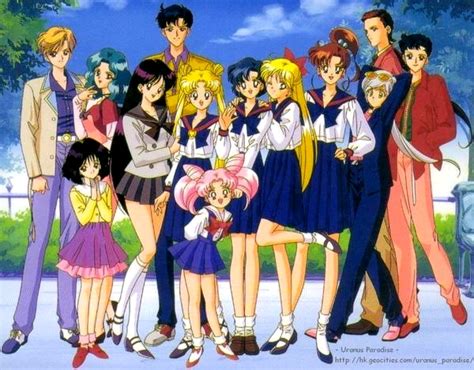 Sailor Moon Sailor Warriors In School Uniform