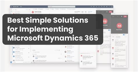 Best Simple Solution For Implementing Dynamics 365