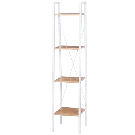 Buy Esituro Heavy Duty 4 Tier Storage Shelves Ladder Bookshelf