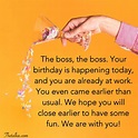 Heart Touching Birthday Wishes For Boss - BIRTHDAY PWL
