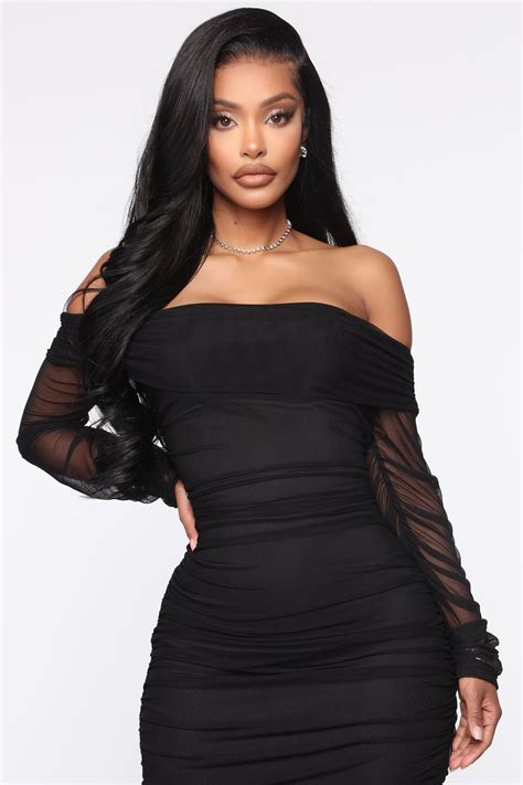 Womens Top Trend Ruched Maxi Dress In Black Size Xl By Fashion Nova