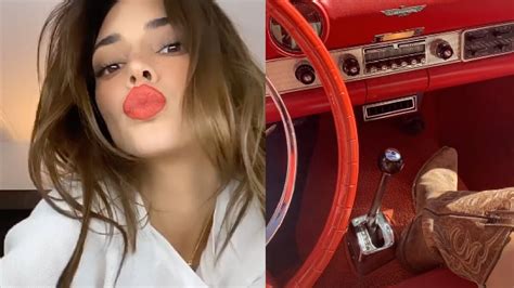 Kendall Jenner Accused Of Not Self Isolating After Vintage Car Photo