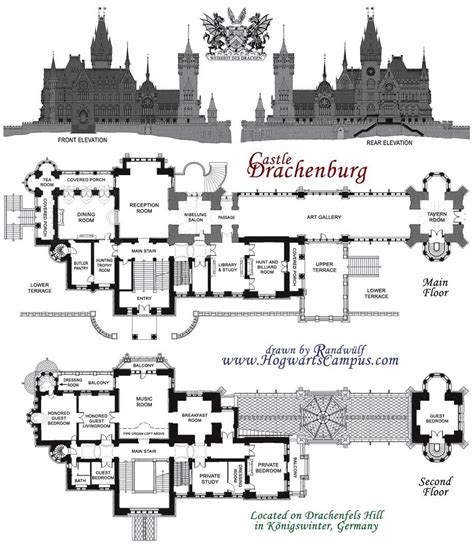 Drachenburg Castle Floor Plan Castle Floor Plan Castle House Plans