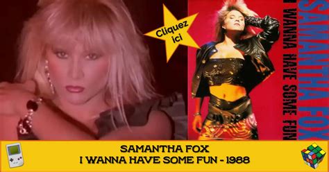 samantha fox i wanna have some fun 1988