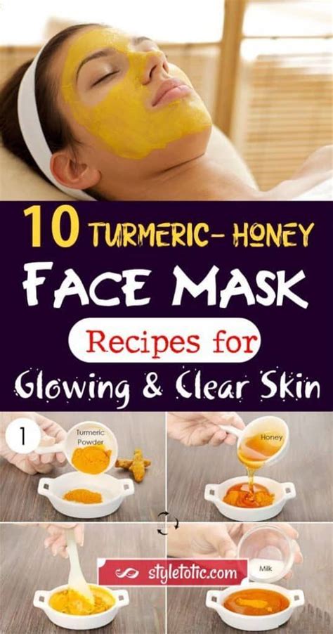 10 diy turmeric honey face mask recipes for glowing and clear skin honey face mask clear skin