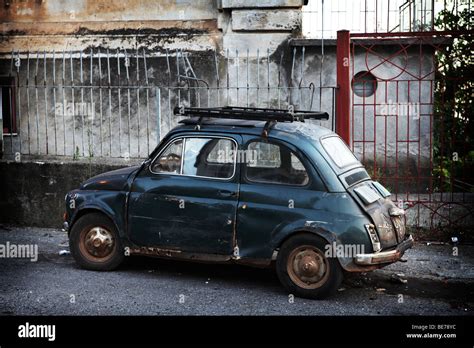 Fiat 500 Calabria Italy Stock Photo Alamy