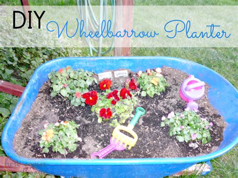Now with all these ideas, you go out and get that wheelbarrow! DIY Wheelbarrow Planter | Here Comes The Sun