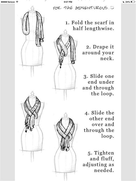 How To Tie A Scarf How To Wear Scarves Ways To Wear A Scarf Scarf Tying