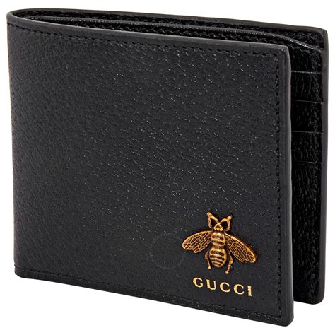 Gucci Animalier Bee Black Mens Wallet 523664 Dj20t 1000 Handbags