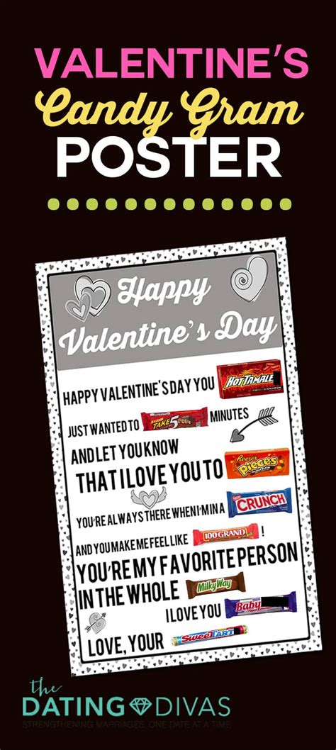 570 x 380 jpeg 67 кб. Printable Candy Gram Posters - The Dating Divas