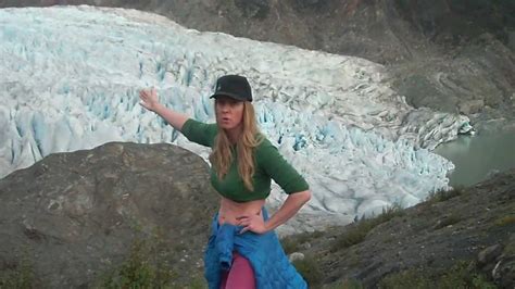Explore Mendenhall Glacier Juneau Alaska After A Long Hot Hike With