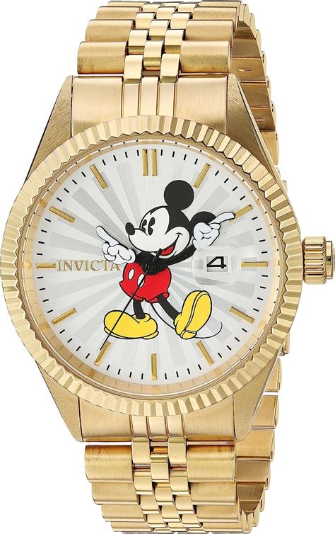 Invicta Disney Limited Edition Mickey Mouse Reloj Para Hombre Acero Inoxidable Cuarzo