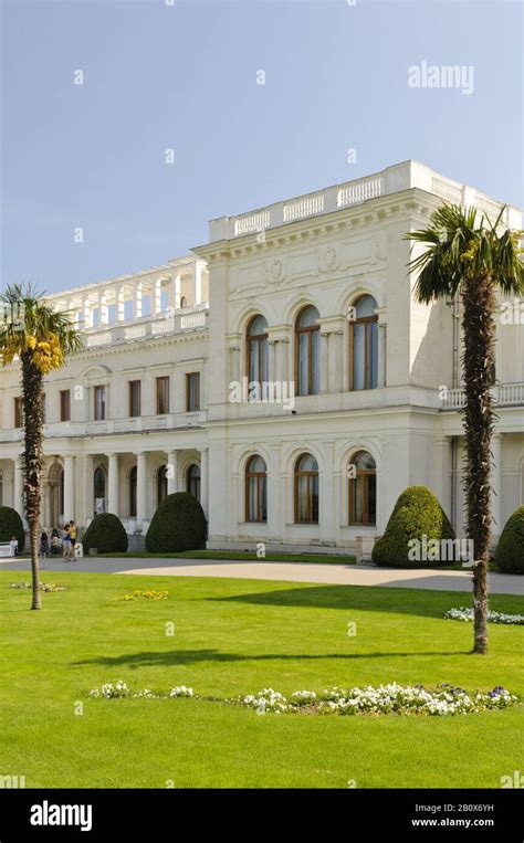 Livadia Palace Yalta Crimea Ukraine Eastern Europe Stock Photo Alamy