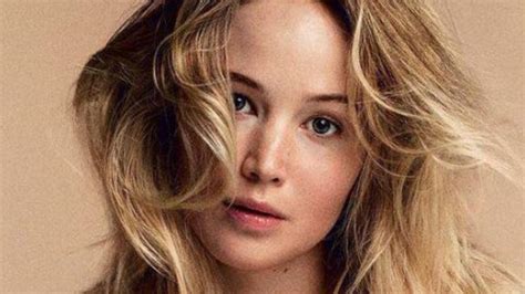 Jennifer Lawrence In Vogue Actress Poses For Magazine Wearing Almost