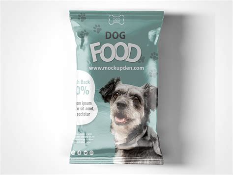 Free Dog Food Packaging Mockup Ocean Mockups