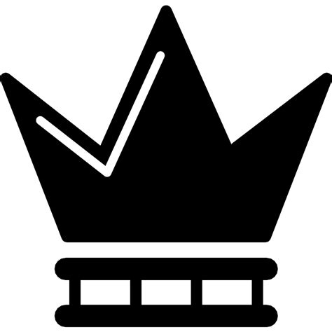 Royal Crown Of Sharp Black Design Vector Svg Icon Svg Repo