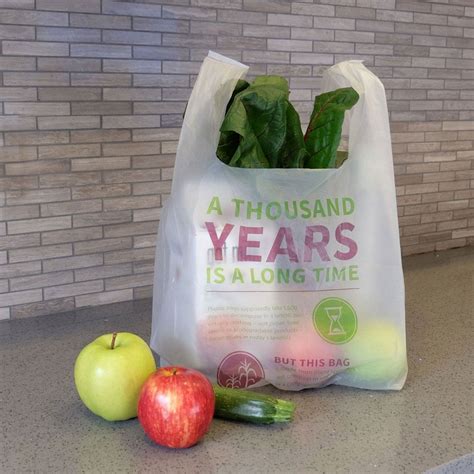Compostable T Sacshopping Bag 1000 Years Compost Compost Bags