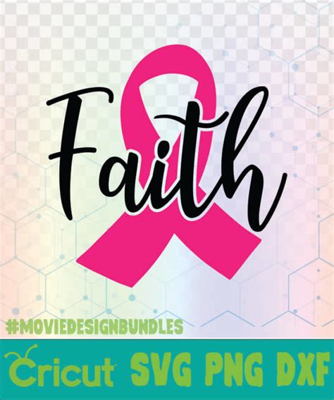 Faith Breast Cancer Awareness Quotes Logo Svg Png Dxf Movie Design