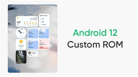 Android 12 Custom Rom Download Xiaomi Oneplus Samsung Oppo Vivo