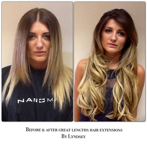 Great Lengths Hair Extensions Before And After Hair To Go Love Hair