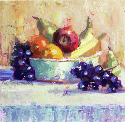 Fruit Bowl Painting By Jennifer Stottle Taylor Fine Art America