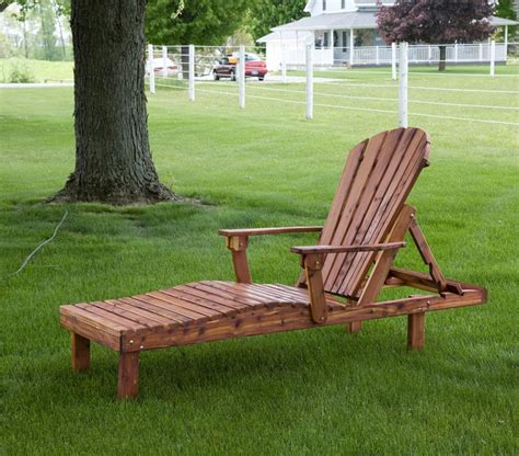 This sun lounge chair is great for all types of outdoor use (and indoor use, too!). Cedar Chaise Lounge from DutchCrafters Amish Furniture