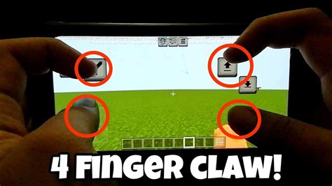 How To Customize 4 Finger Claw In Mcpe New Touch Controls Youtube