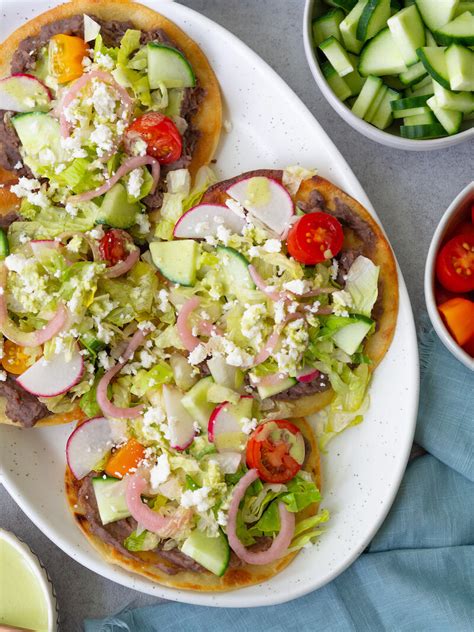 Vegetarian Tostadas With Creamy Cilantro Sauce Recipe — Registered