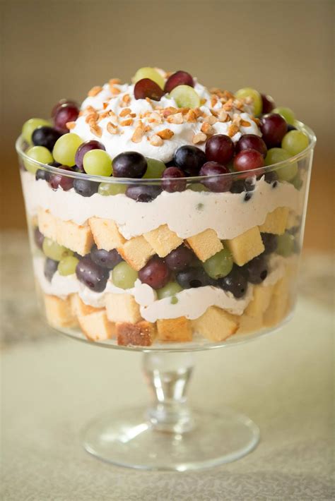 This Striking Peanut Butter And Grape Trifle Was Made With Fresh Grapes