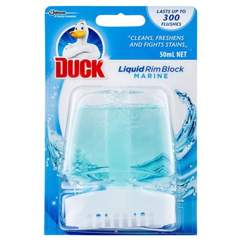 buy duck liquid rim block toilet cleaner marine 50ml online at chemist warehouse®