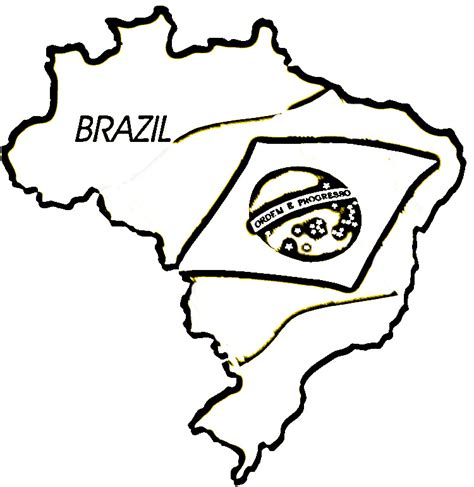 Desenhos Do Mapa Do Brasil Para Imprimir E Colorir Papo Ativo