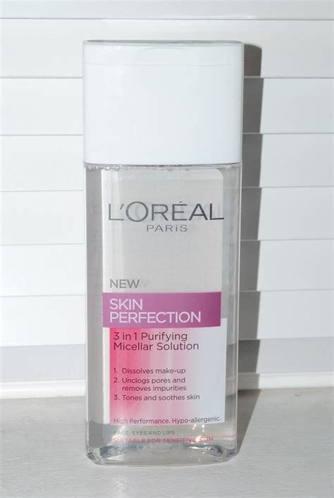 L'Oreal Micellar Water Cleanser - Skin Perfection 3 in 1 Purifying Solution - Really Ree