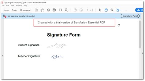 DigitalSignature sample for multiple digital signatures is (no longer) working | WinForms Forums ...