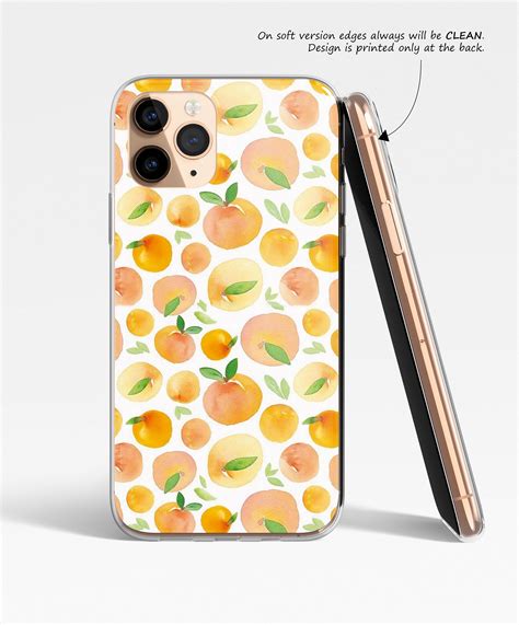 Fruit Peach Iphone 11 Pro Max Case Iphone Xs X Max Case Iphone Etsy