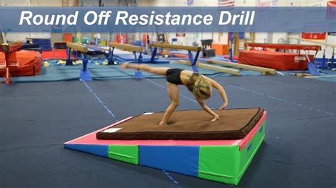 Round Off Resistance Drill Gymnastics Coaching Gymnastics Beam Gymnastics Lessons