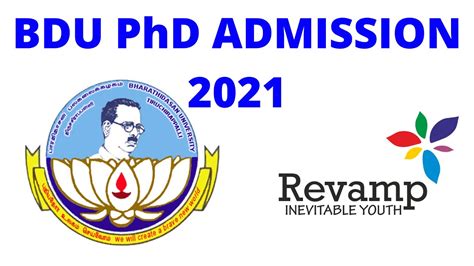 Bharathidasan University PhD Admission BDU Revamp Ed YouTube