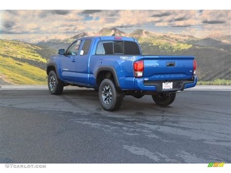 We were pleased to see our particular pickup also had the. 2017 Blazing Blue Pearl Toyota Tacoma TRD Off Road Access ...