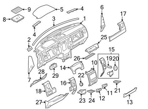 Ford F 150 Panel Molding Instrument Assembly Instrume Assembly