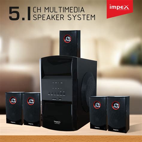 + 100 k customers served. Buy Impex BLUEROCK home theatre 5.1 Speaker System Online ...